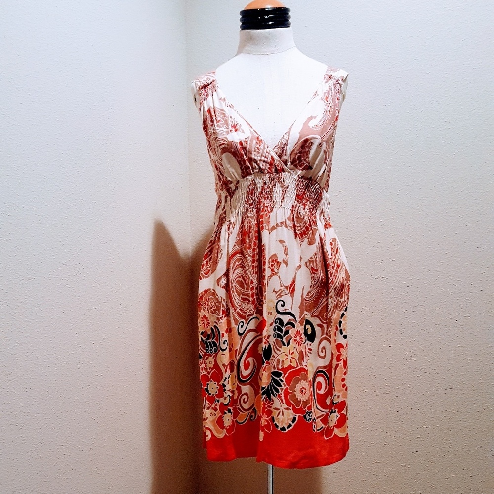 Vibrant print casual summer dress 💕